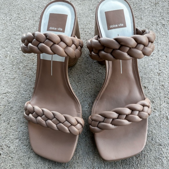 Dolce Vita Braided Sandal Block Heel - Picture 2 of 5